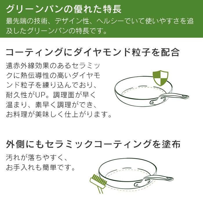 GREEN PAN ストゥディオ キャセロール 20cm クリームホワイト