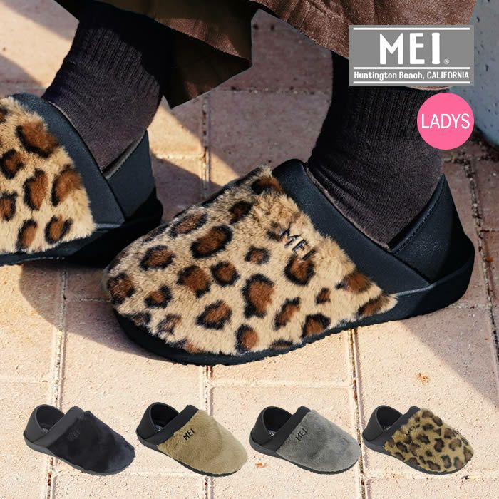 MEI メイ FUR MOC モックシューズ レディース