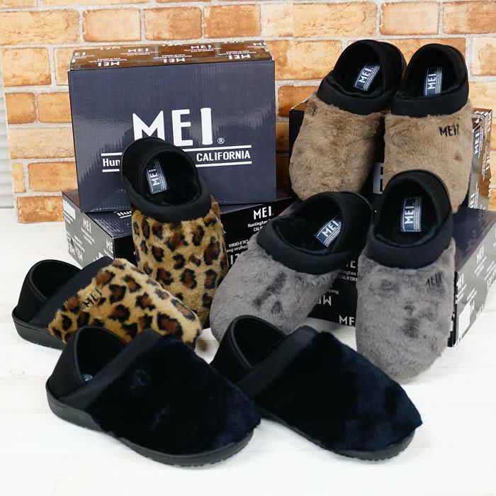 MEI メイ FUR MOC モックシューズ レディース