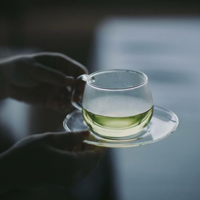 KINTO UNITEA カップ＆ソーサー 350ml ガラス