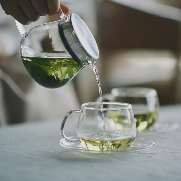 KINTO UNITEA カップ＆ソーサー 350ml ガラス