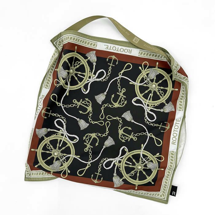 ROOTOTE LT TABLO32-A スカーフバッグ Flower-NVY