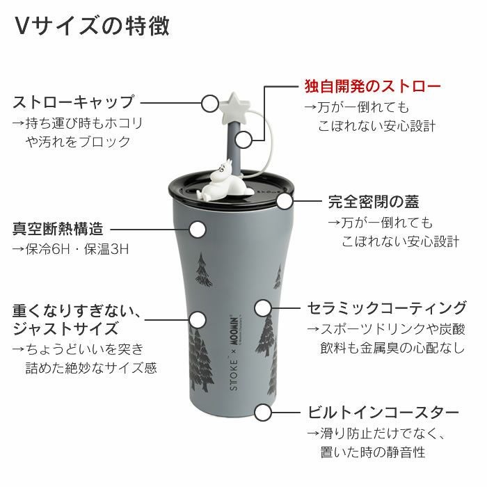 STTOKE × MOOMIN ストーク×ムーミン Vサイズ