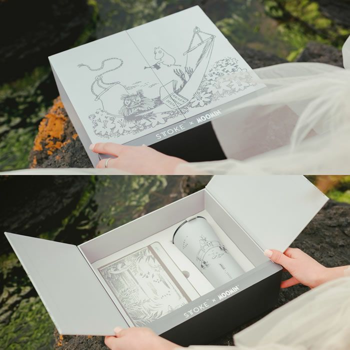 STTOKE × MOOMIN ×Moleskine ストーク×ムーミン×モレスキン Gサイズ ギフトボックス