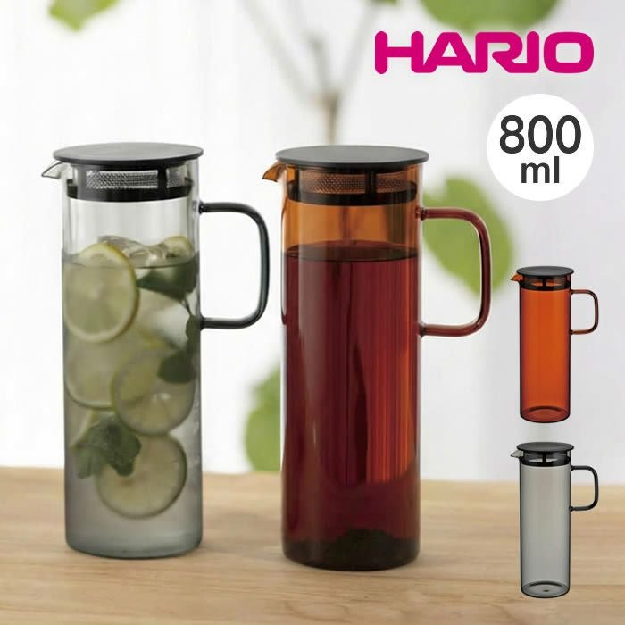 ハリオ ピッチャー 冷水筒 800ml コールドブリュー HARIO COLORS 耐熱ガラス HARIO