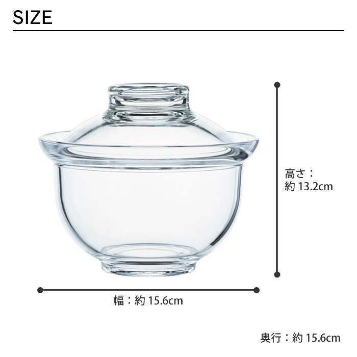ハリオ 丼鉢 ガラスの丼鉢 HARIO
