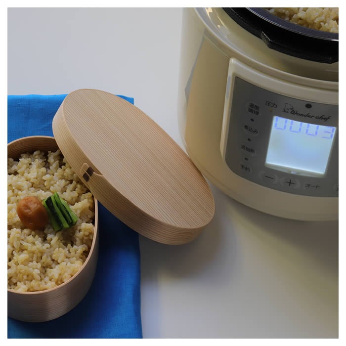 マイコン電気圧力鍋4.0L 楽ポン ヌージュ nooge 大きな液晶 バックライト 見やすい