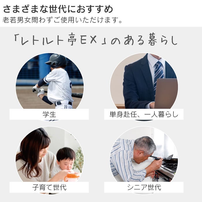 レトルト亭EX ARM-115 WH