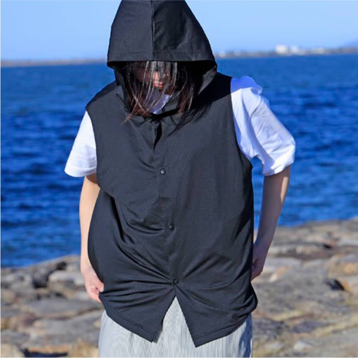 冷感UVベスト