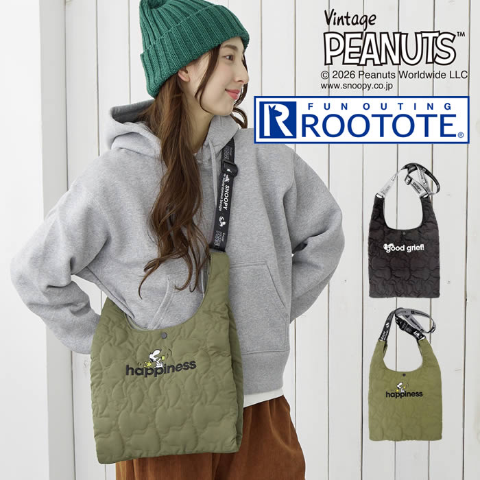 ROOTOTE IP RS キルト Peanuts スヌーピー-1N